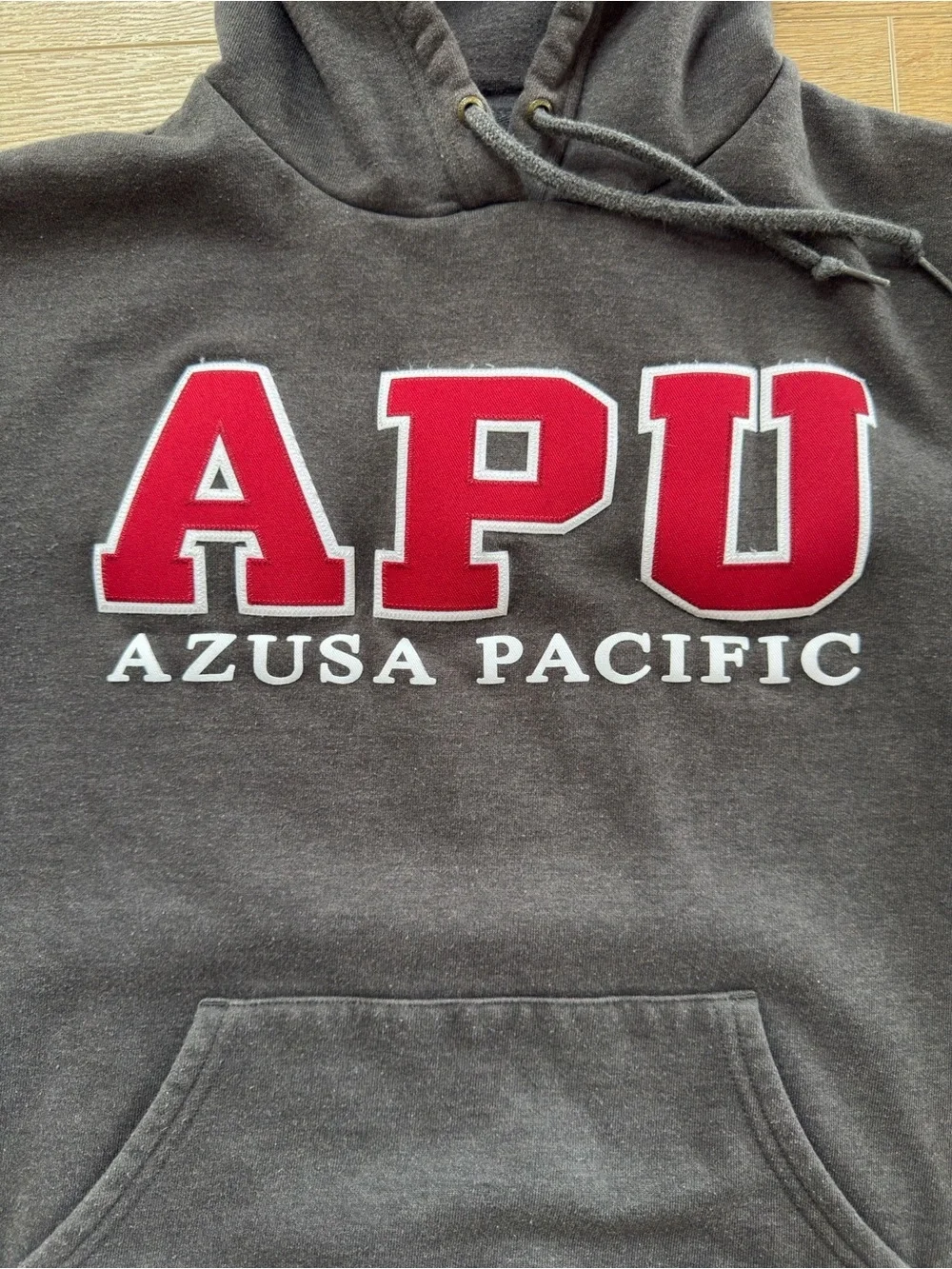 Vintage 90s JanSport Azusa Pacific University Pullover Sweatshirt APU Hoodie S